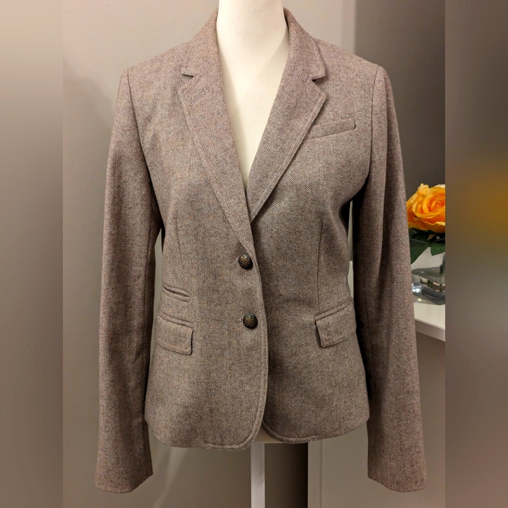 Banana Republic Women's Tweed Blazer in Taupe